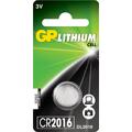 GP Batteri Knappcell CR 2016 - 3V